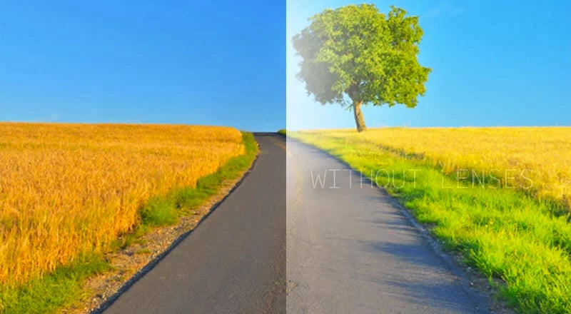 Thin and light lenses