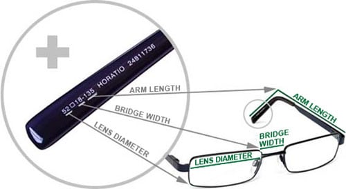 understanding glasses measurements